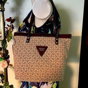 Handbag GUESS Totes Tansy Ladies Mocha Bag Prime
